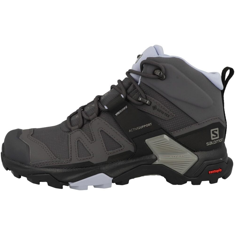 SALOMON X ULTRA 4 MID GTX BOOTS, GRAY, 24.0 CM